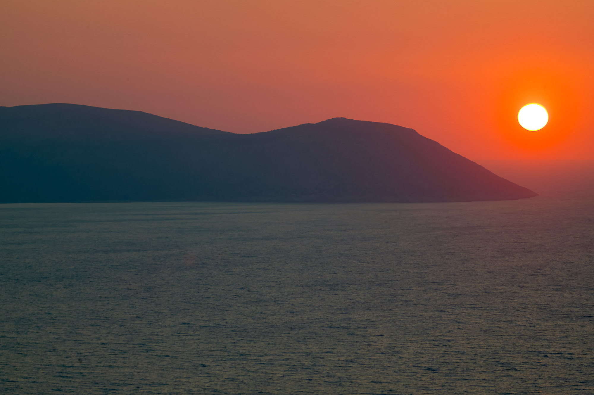 Abendstimmung bei Kritinia Castle